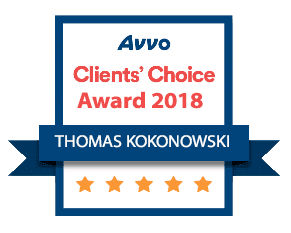 Thomas Kokonowski AVVO People's Choice Award 2018